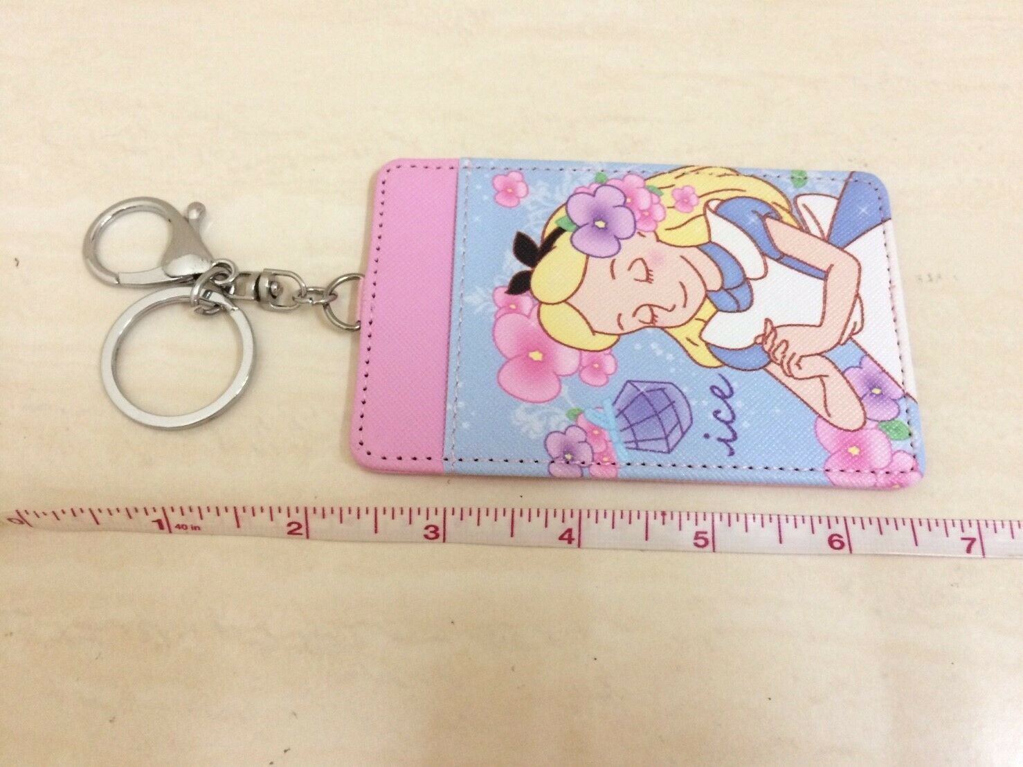 Disney Alice In Wonderland ID Card Holder Card Case Badge