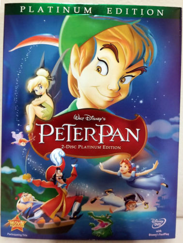 Peter Pan(DVD,200,2-Disc Set,Platinum Edition)FREE SHIP BRAND NEW ...