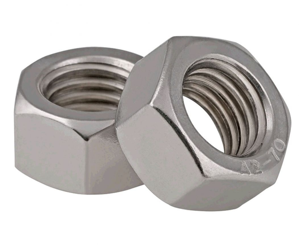 M121.75 Metric Hex Nuts A2 / 188 Stainless Steel DIN 934 Coarse
