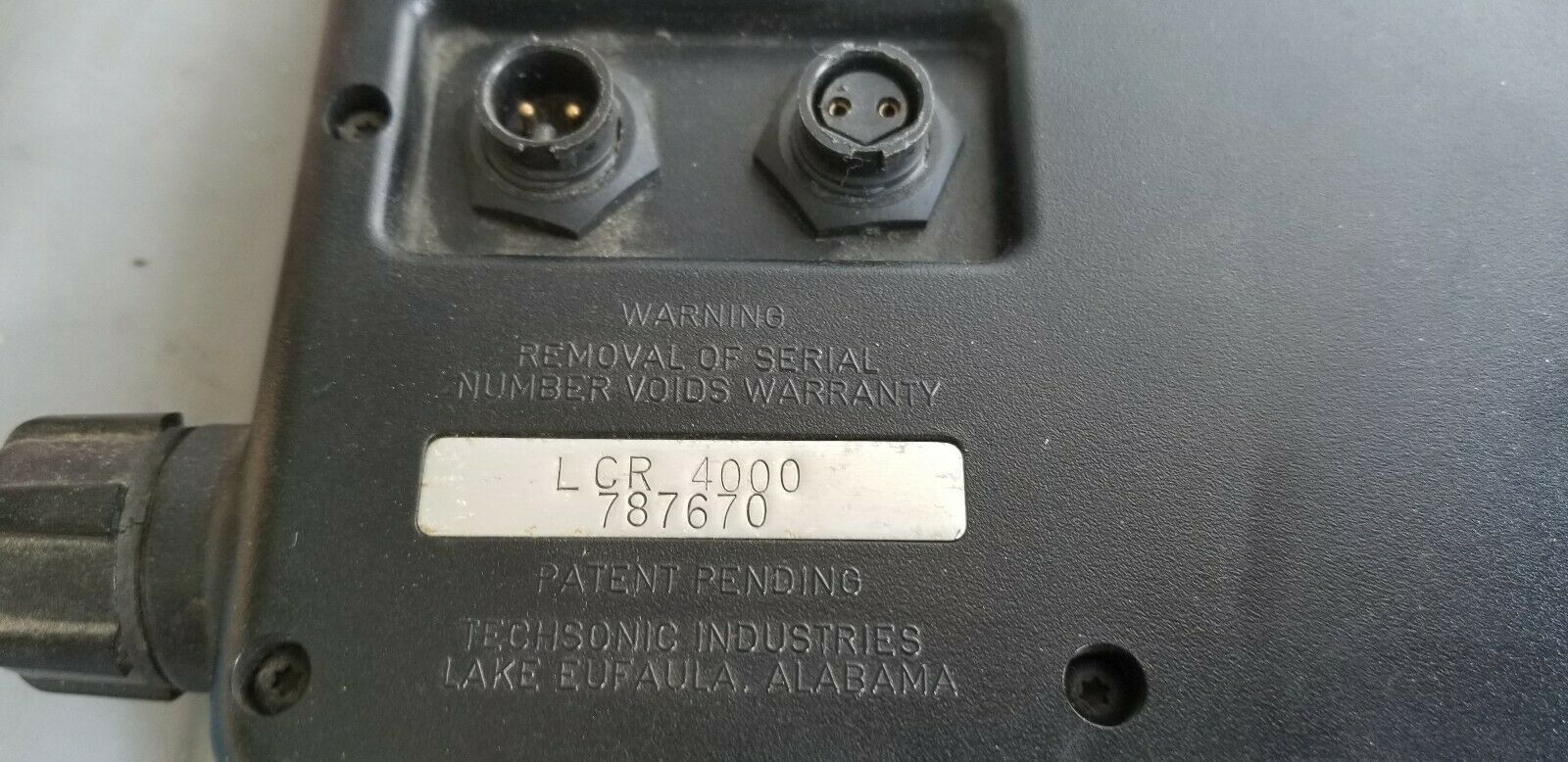 HUMMINBIRD LCR 4000 DEPTH FINDER FISH FINDER UNTESTED FOR PARTS