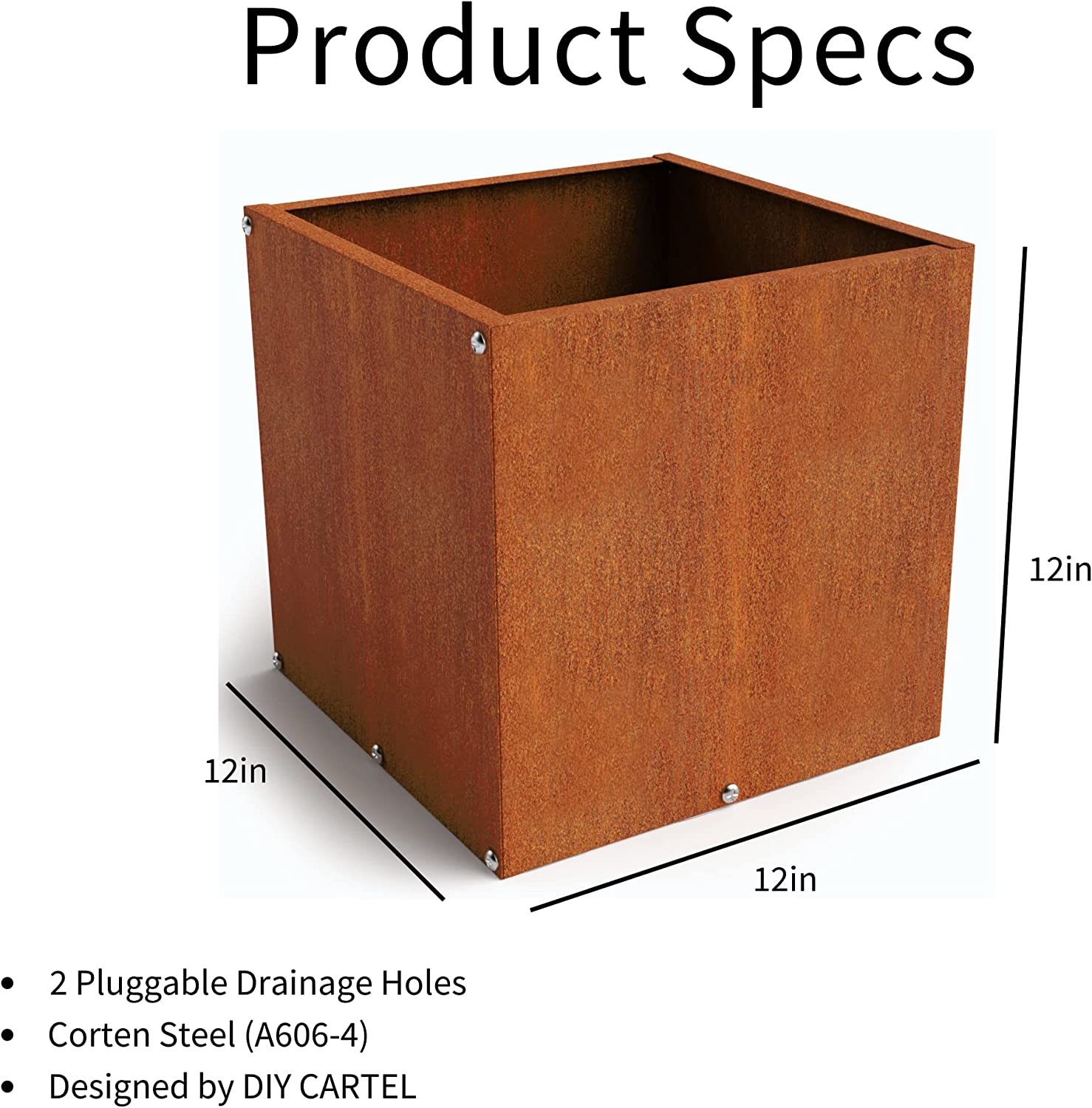 Photo inspiration: Corten Steel Planter Box By DIY Cartel Photo Inspiration