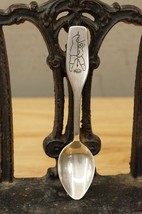 Vintage Breadner BMco Sterling Silver Demitasse Spoon Native Ice Fishing 4" - $28.70