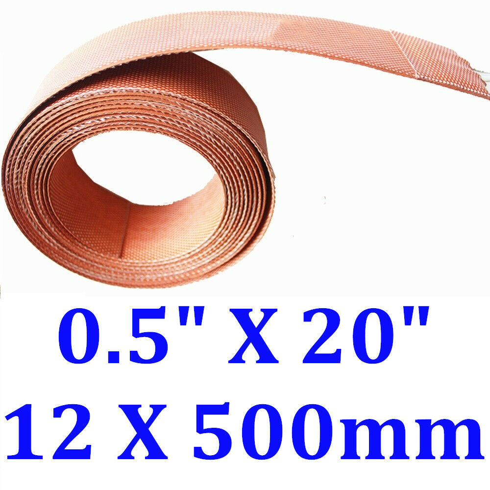 0.5 X 20 12 X 500mm 50W Injection Injector Line Heater Silicone Heating Strip