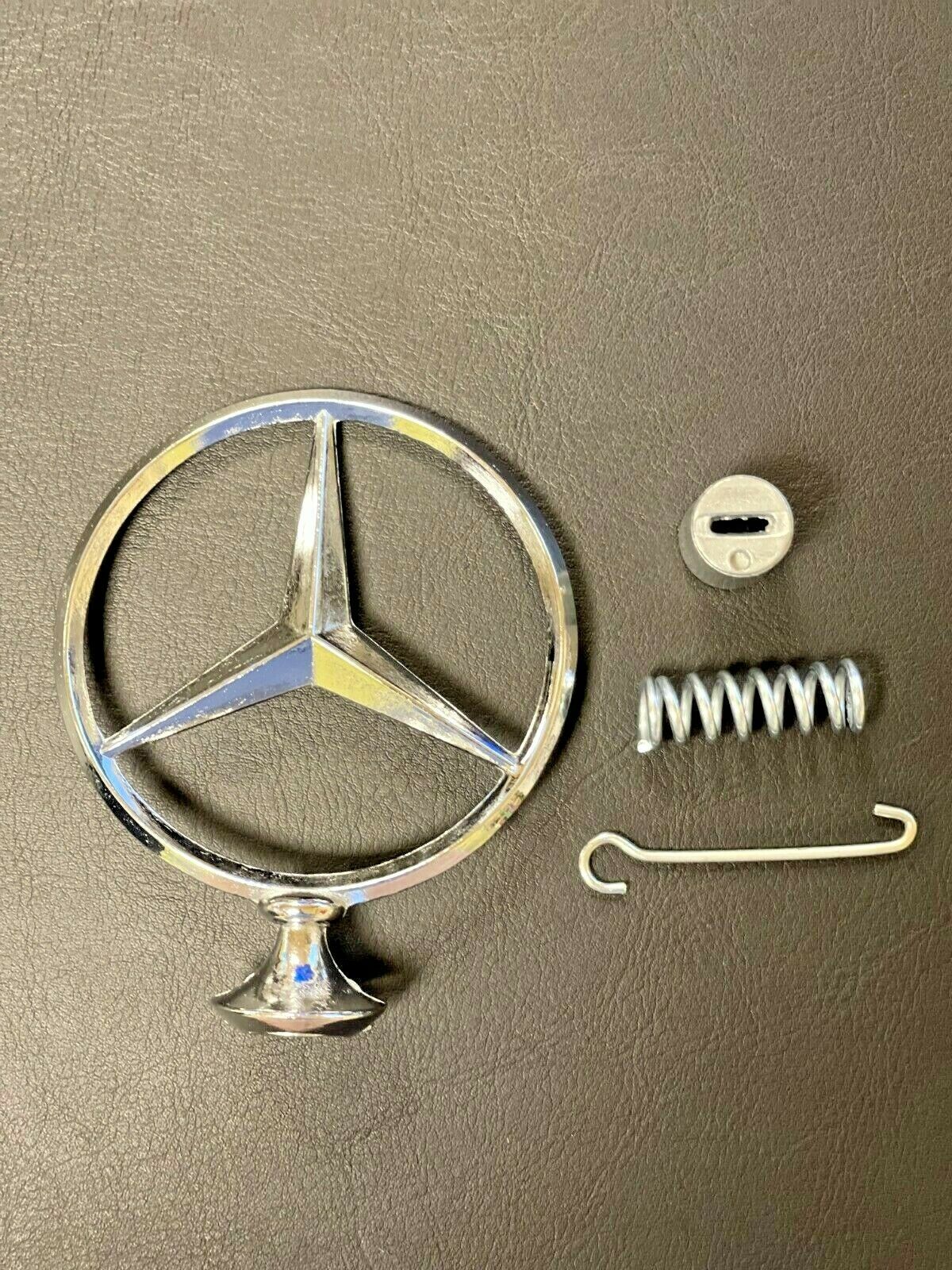 Bonnet Hood Emblem Badge Ornament Star Repair Kit Set for Mercedes W110 W111