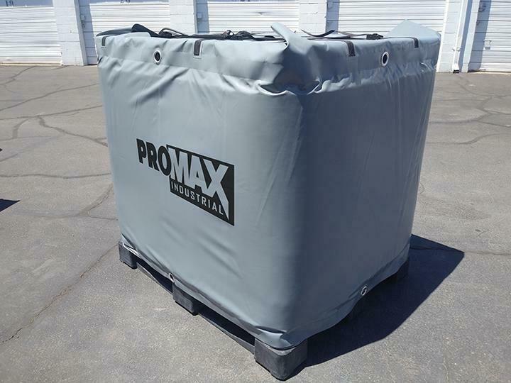 ProMax Universal IBC Tote Heating Blanket w/Top Lid Cover, 1440 Watts