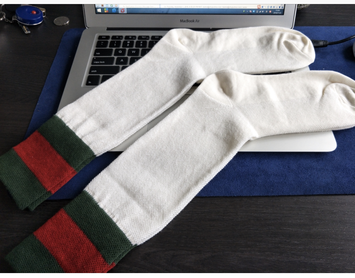 Gucci Socks White mesh with red/green web Other Clothing, Shoes