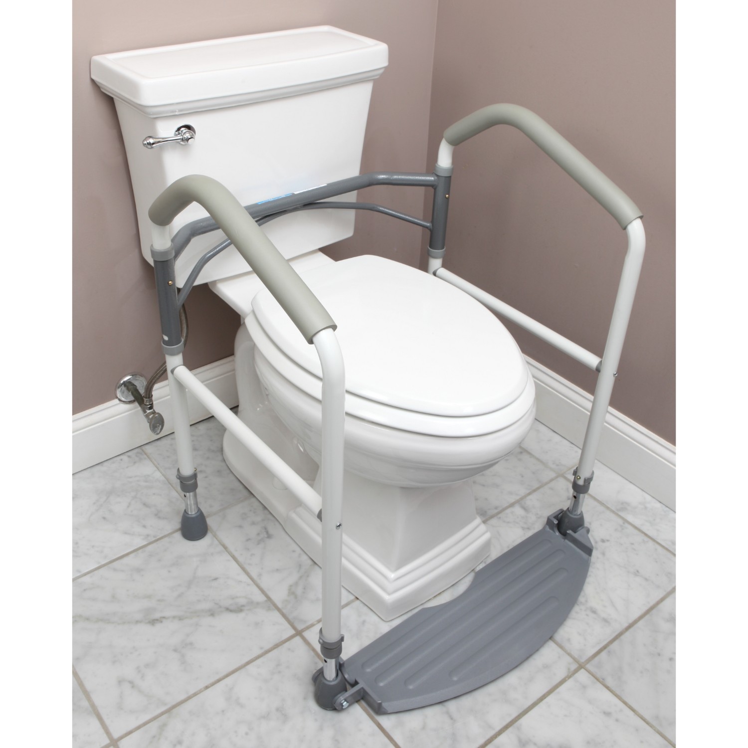 Buckingham Bathroom Accessory Foldeasy Free Standing Toilet Safety