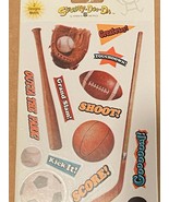 American Greetings Sports Stickers 4 Sheets 66 Stickers *NEW/SEALED* bb1 - $5.99