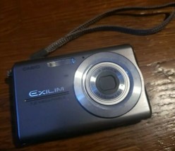 Casio Exilim Zoom EX-Z75 7.2MP Digital Camera Black Untested - Free Ship - $14.84