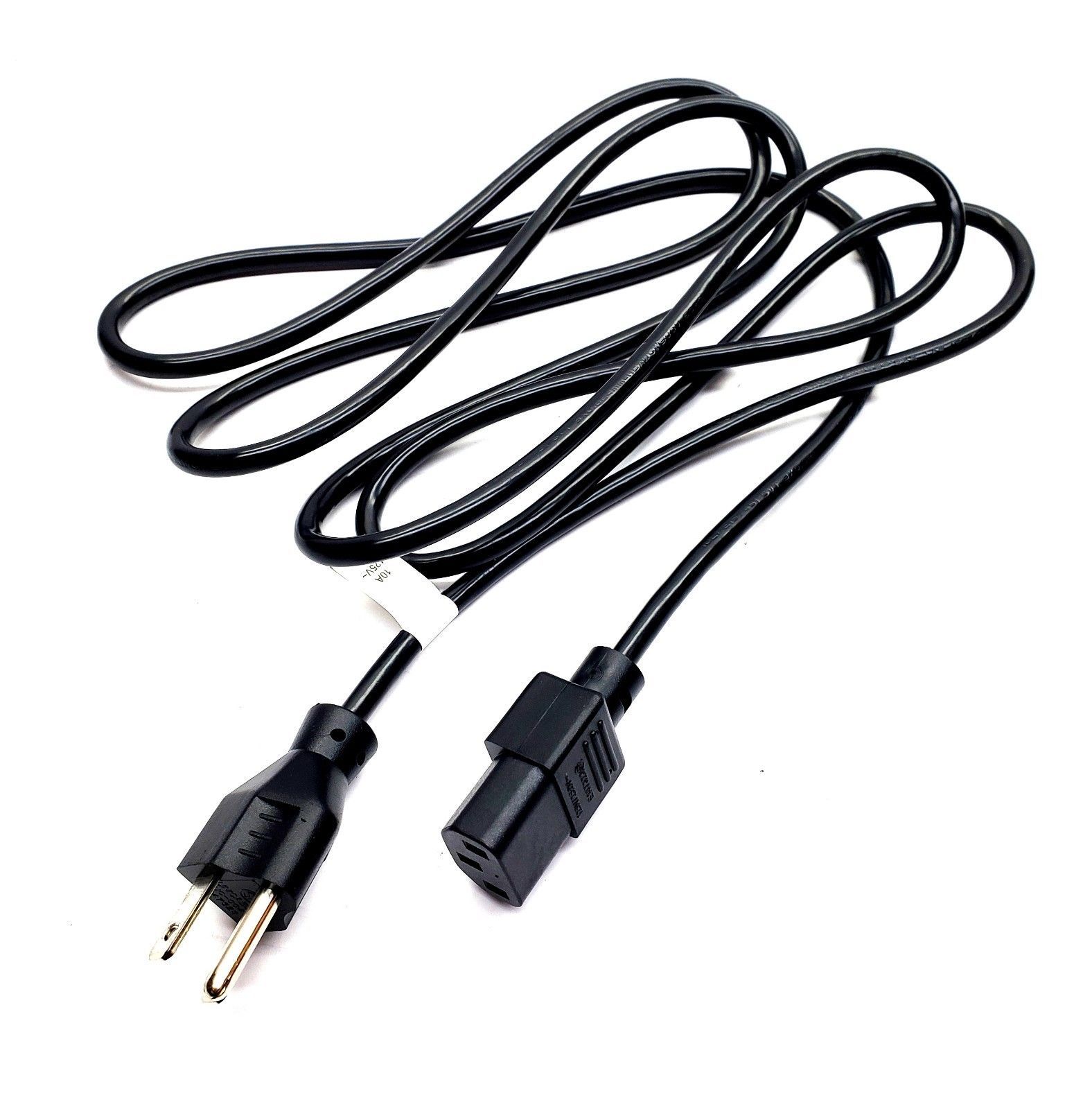 Computer Electronics Monitor Tower 7.5ft 120v Power Cord AMP