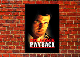 Payback 1999 Mel Gibson Action Movie Cover Poster - $3.00