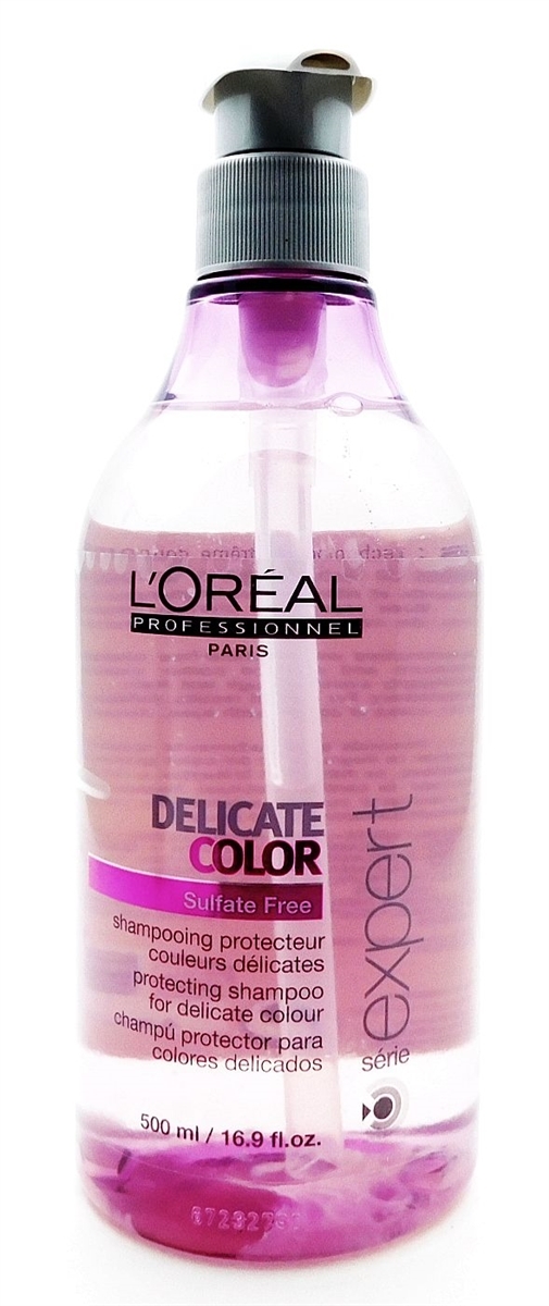L'Oreal Delicate Color Sulfate Free Protecting Shampoo 16.9 Fl Oz ...