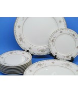 Noritake Barton LOT 3 Dinner plates 7 Bread Plates Retired pattern - $28.42