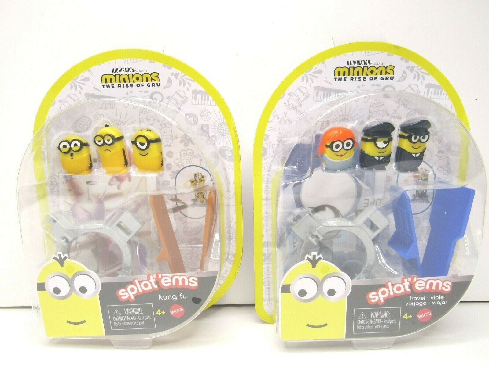 Minions The Rise Of Gru Movie Splat Ems Mini Figures Blind Bags Lot Of 3 Tv Movie Character Toys Toys Hobbies