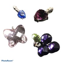 Lot Of Four Pendant Authentic signed Swarovski  Crystal - $50.00