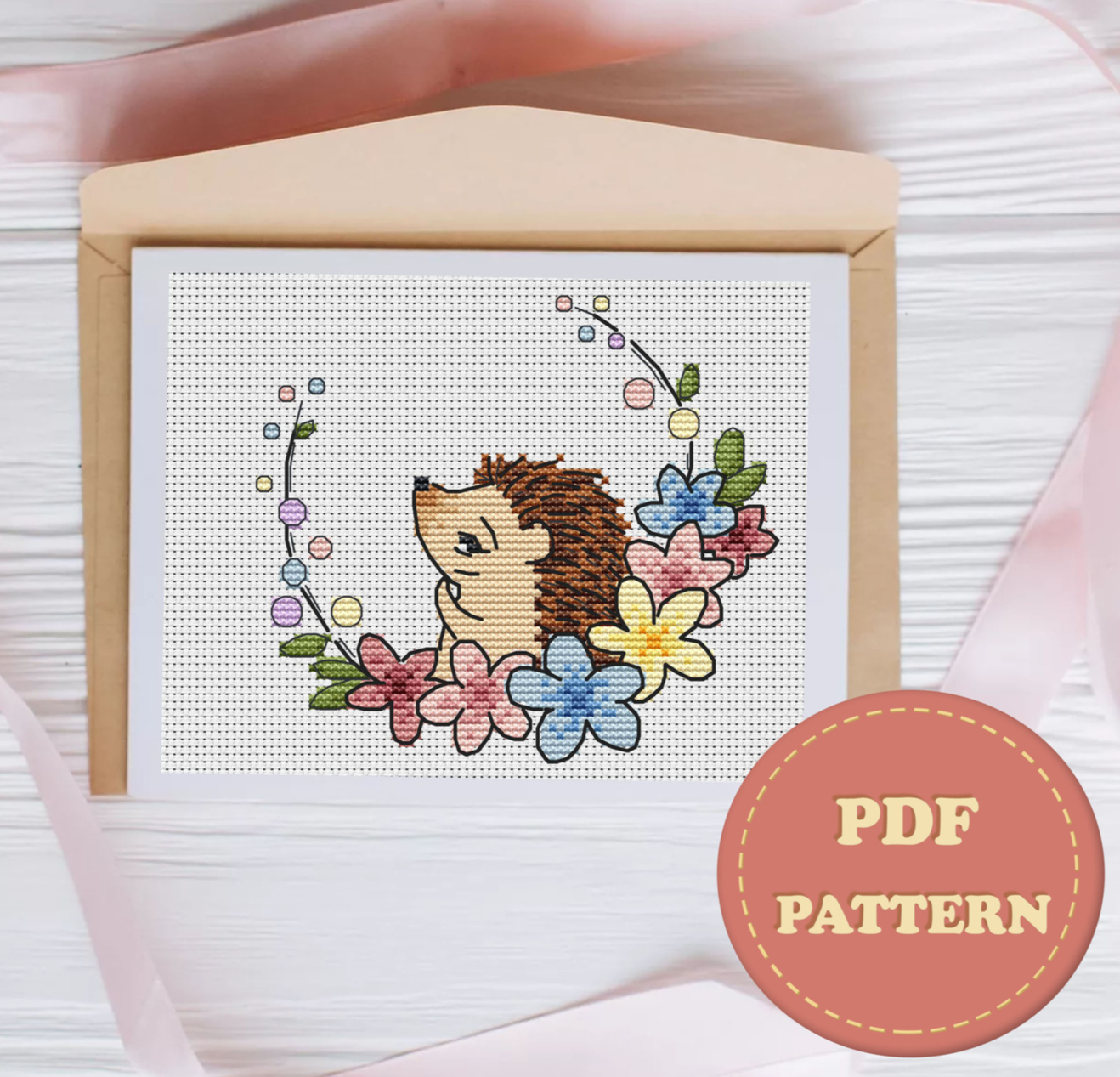 Hedgehog Small Cross Stitch Pattern Pdf And 50 Similar Items