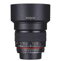 Rokinon Ae85M-C 85Mm F1.4 Aspherical Lens With Built In Ae Chip For Dslr Cameras - $476.99