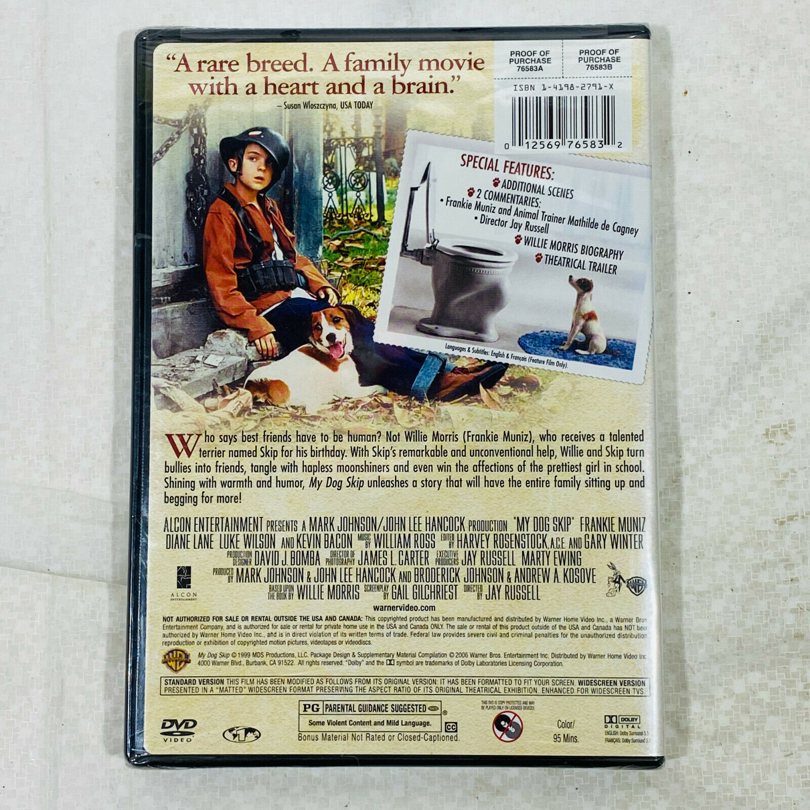 My Dog Skip DVD]2006 Frankie Muniz Malcolm In The Middle Kevin Bacon