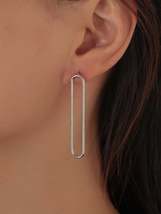 Hollow Metal Earrings Gift for Women Girl Fashion Jewelry Dangle Earrings - $4.68