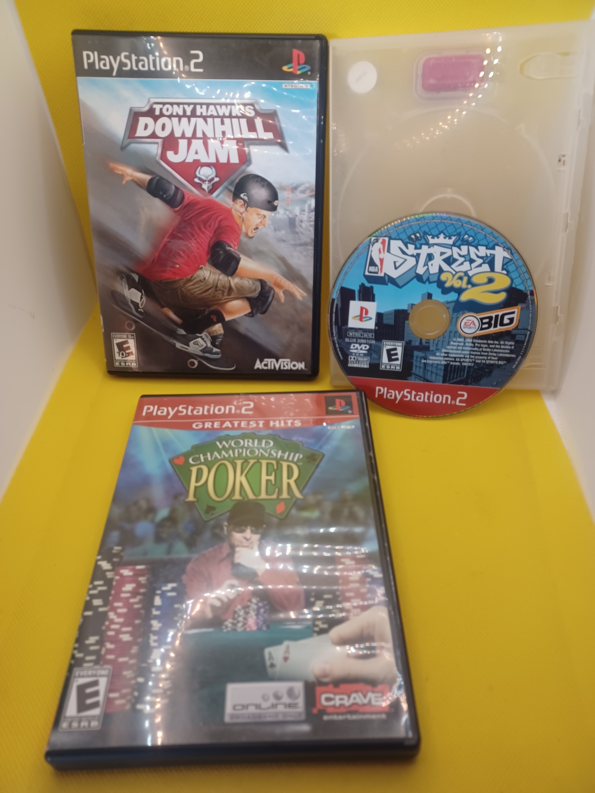 Primary image for Downhill Jam, Street Vol. 2 & Poker - 3 Preowned ps2 Games 