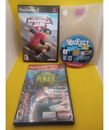 Downhill Jam, Street Vol. 2 &amp; Poker - 3 Preowned ps2 Games  - $22.00