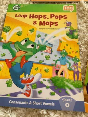 10 Leap Frog Leap Reader Tag Paperback Reading Books Vowels Consonants ...