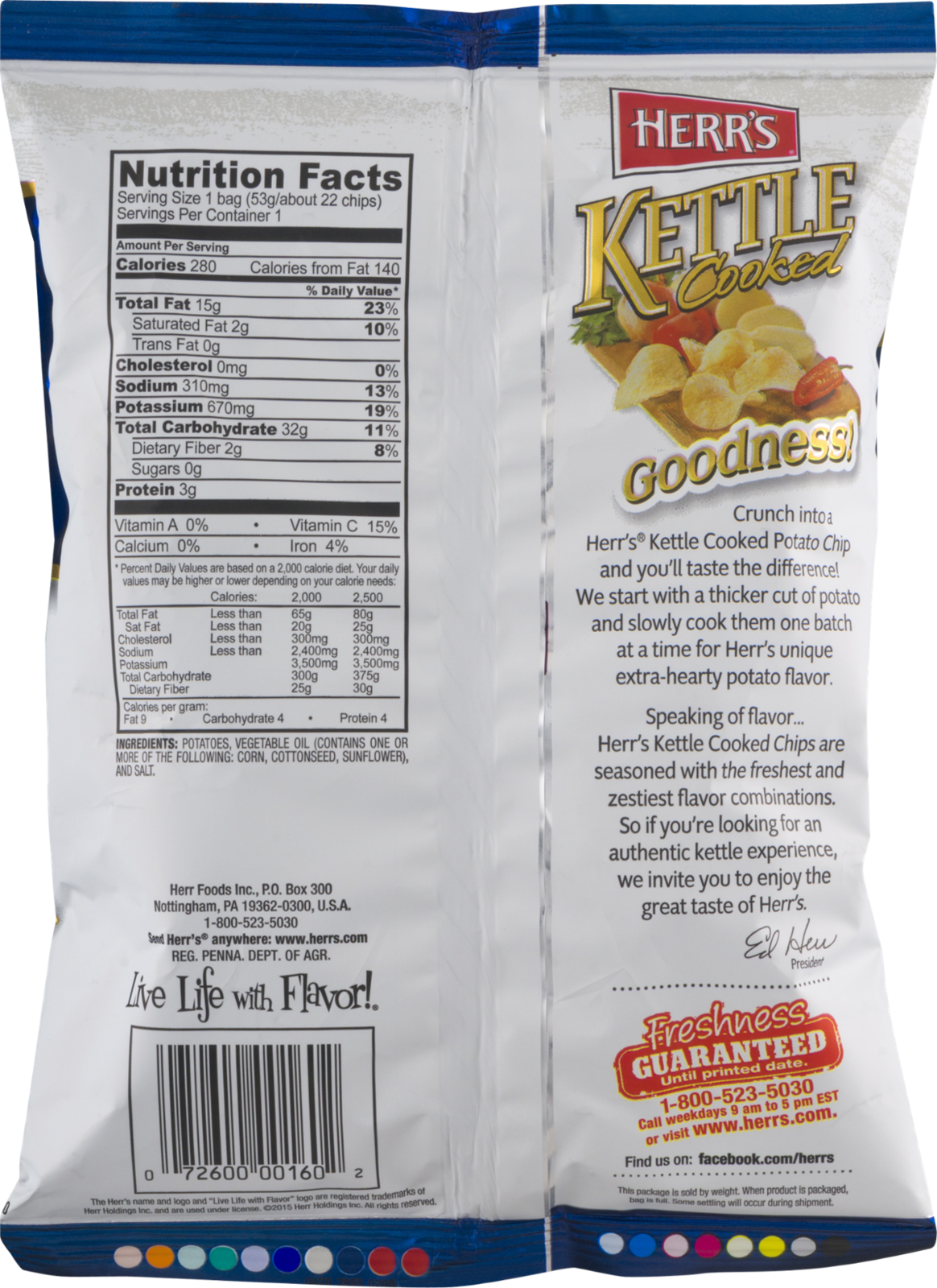 Herr S Kettle Cooked Potato Chips Original And 50 Similar Items