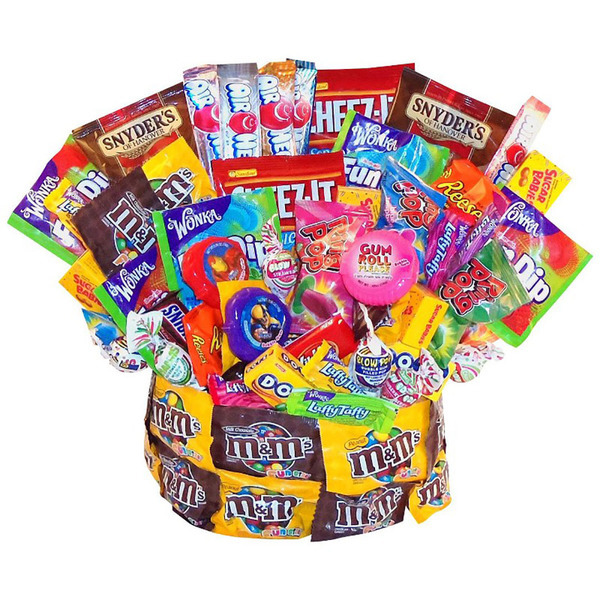 Paradise Candy Arrangement Candy Lover's Gift Assortment Game Time