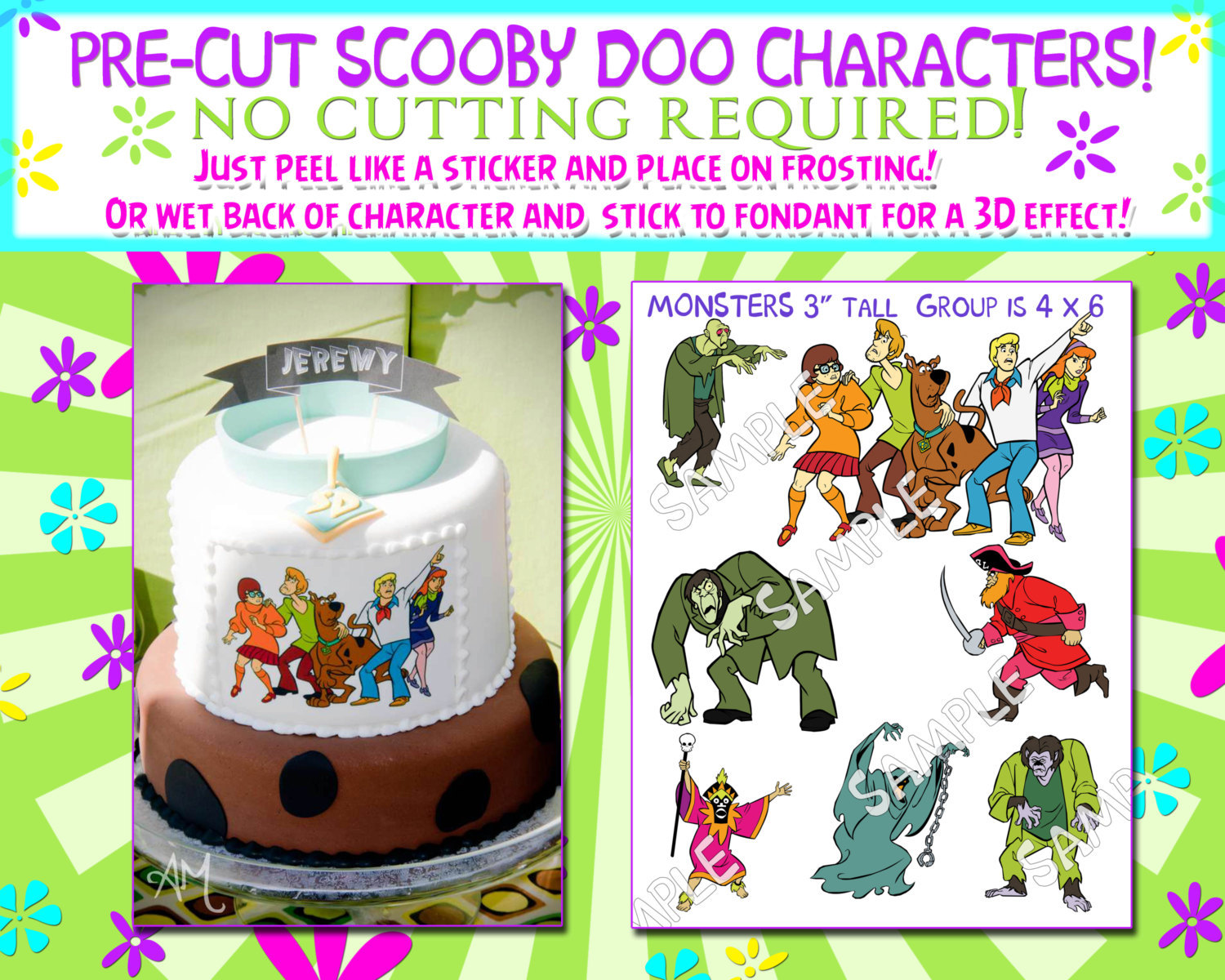 Scooby Doo Edible Cake Decorations Sugar And 14 Similar Items