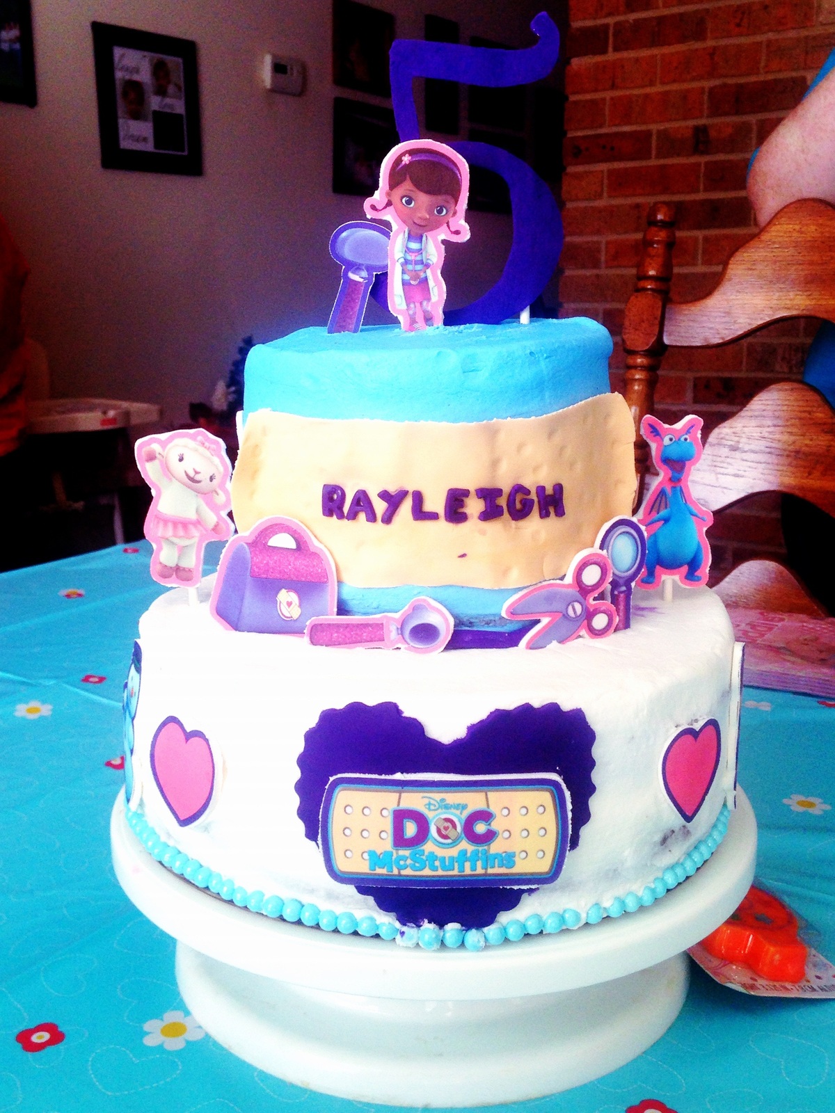 Pre Cut Doc Mcstuffins Edible Cake And 14 Similar Items