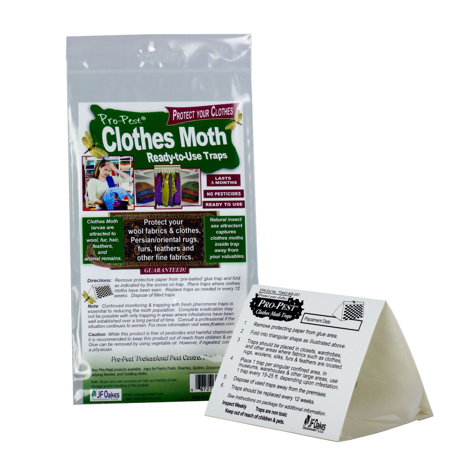 Clothes Moth Traps 2 Pak Lures bing Clothes Moths Pheromone Clothes