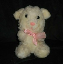 9" Vintage Cuddle Wit White Baby Lamb Sheep Stuffed Animal Plush Toy Easter - $23.36