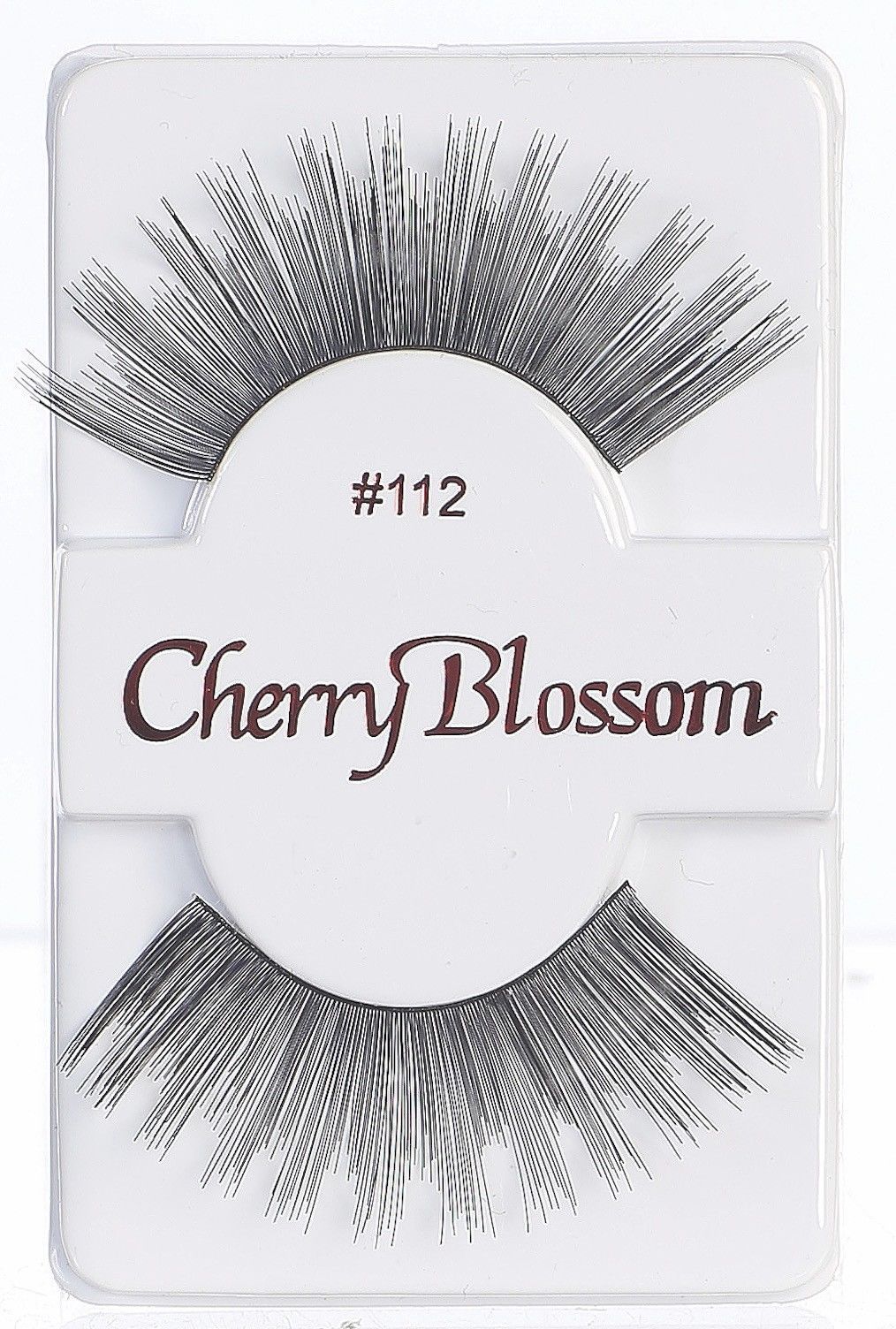 CHERRY BLOSSOM EYELASHES MODEL# 112 -100% HUMAN HAIR BLACK 1 PAIR PER PACK - $1.89