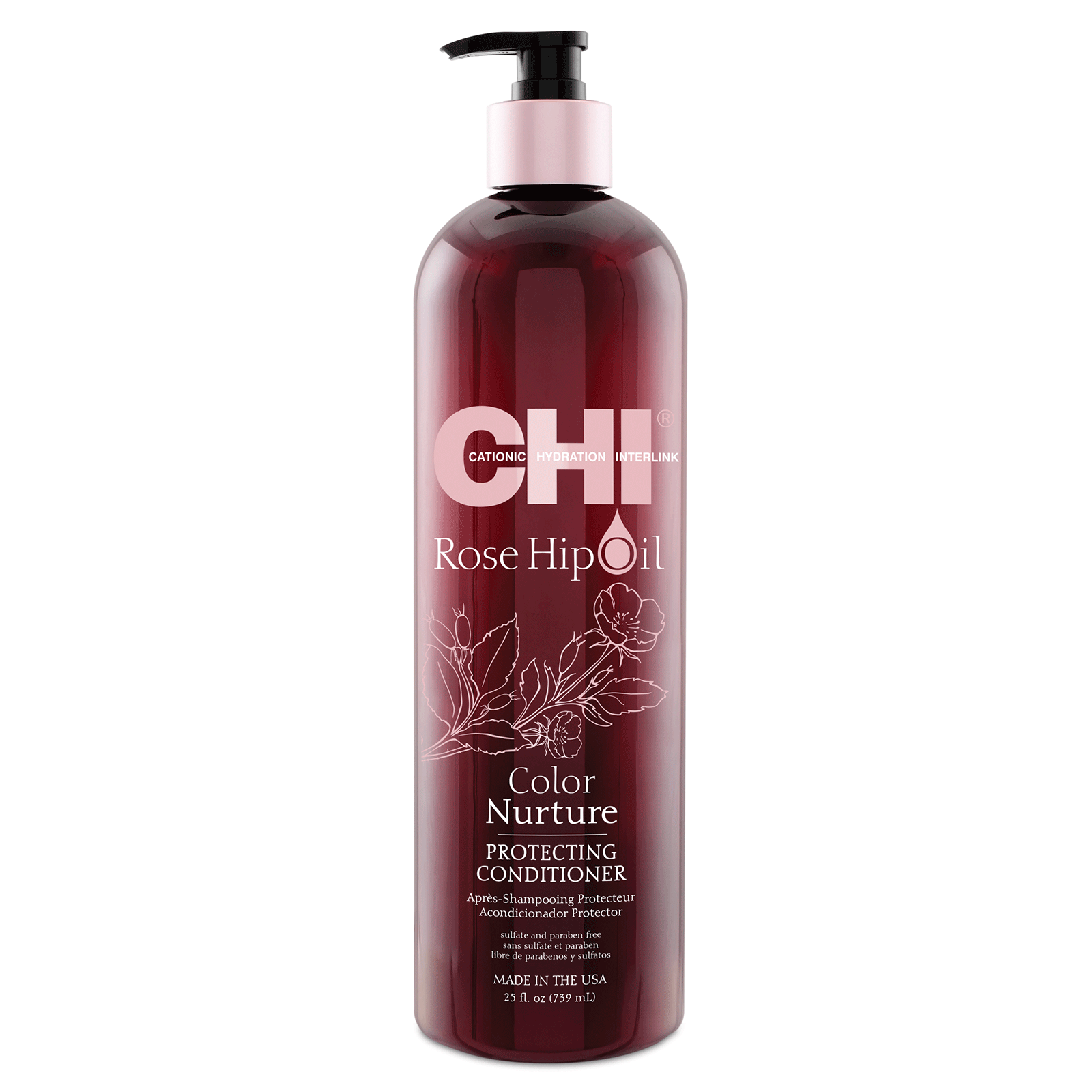 Chi Rose Hip Oil Color Nuture Protecting Conditioner 25Oz