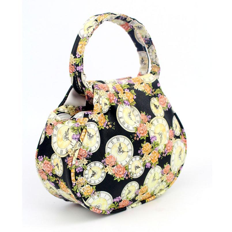 retrobags flower clock leather shoulder bag and 50 similar items retrobags flower clock leather shoulder bag and 50 similar items