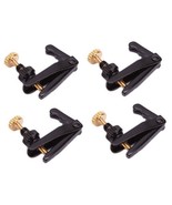 4Pcs Metal Violin String Adjuster Fine Tuner Black 1/8-1/2 Size - £3.91 GBP