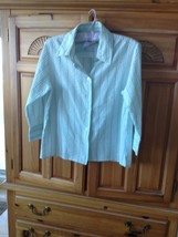Womens Multicolored Stripe Blouse Size Small by Company Collection - $24.99