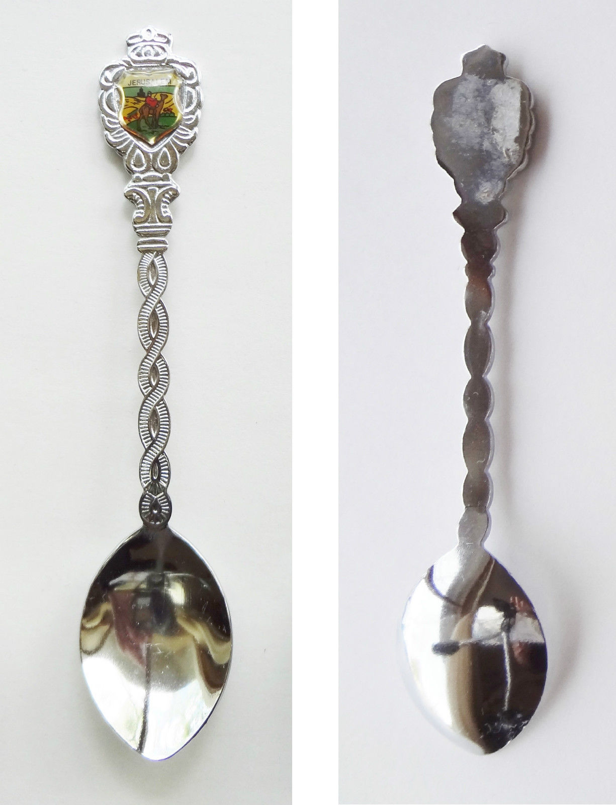 Collector Souvenir Spoon Israel Jerusalem Camel Emblem Spoons