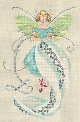 Stitching Fairies Linen Fairy cross stitch chart Mirabilia Design-Nora ...