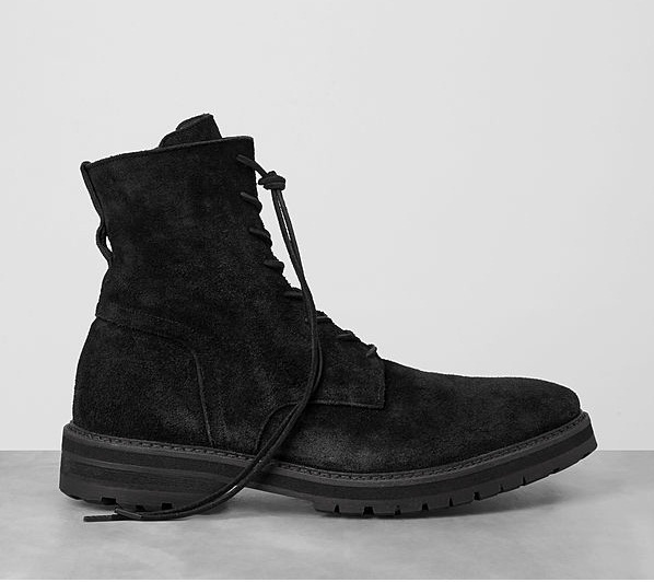 gray leather boots men