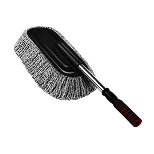 PANDA SUPERSTORE Cleaning Supplies Retractable Car Duster Dust Brush,Black