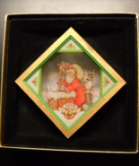 Hallmark Cards Christmas Ornament 1979 Santa Reindeer Shadow Box 3D Orig... - $8.99