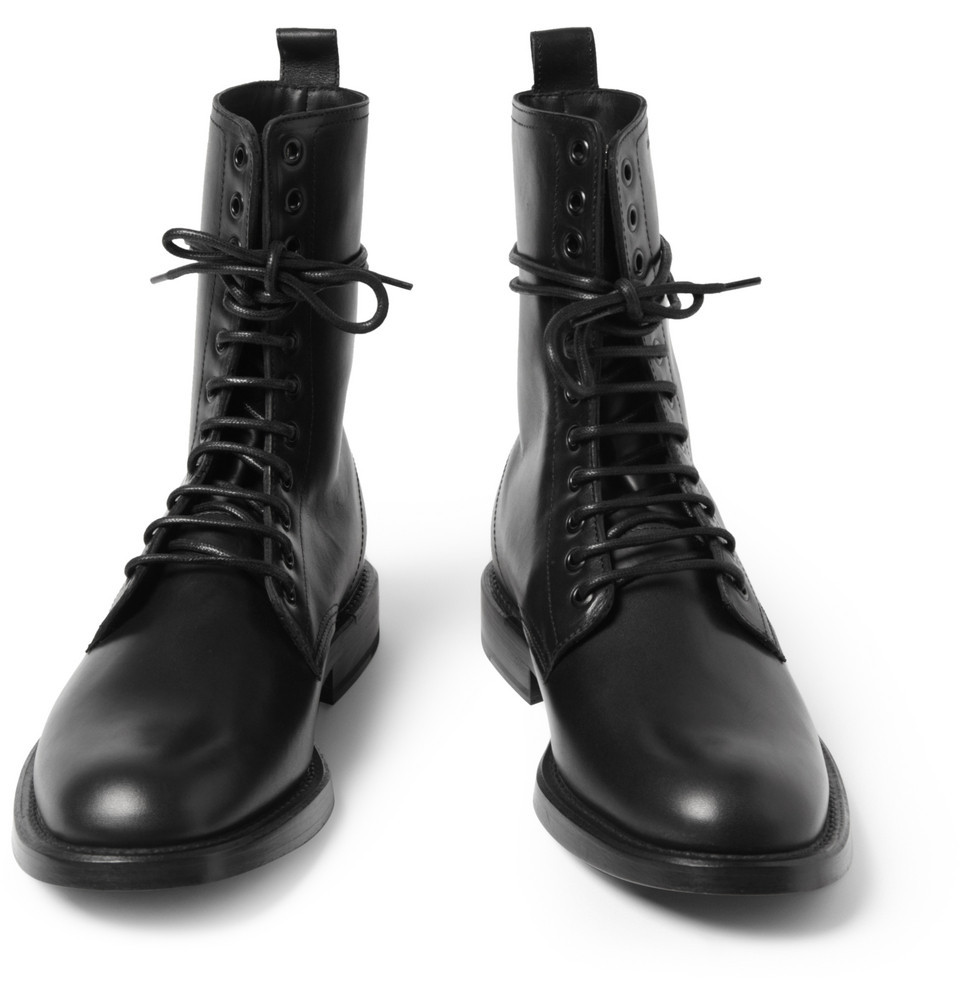 Handmade Men Combat Leather Boot, Men Military Style Leather Boot, leather boot Boots