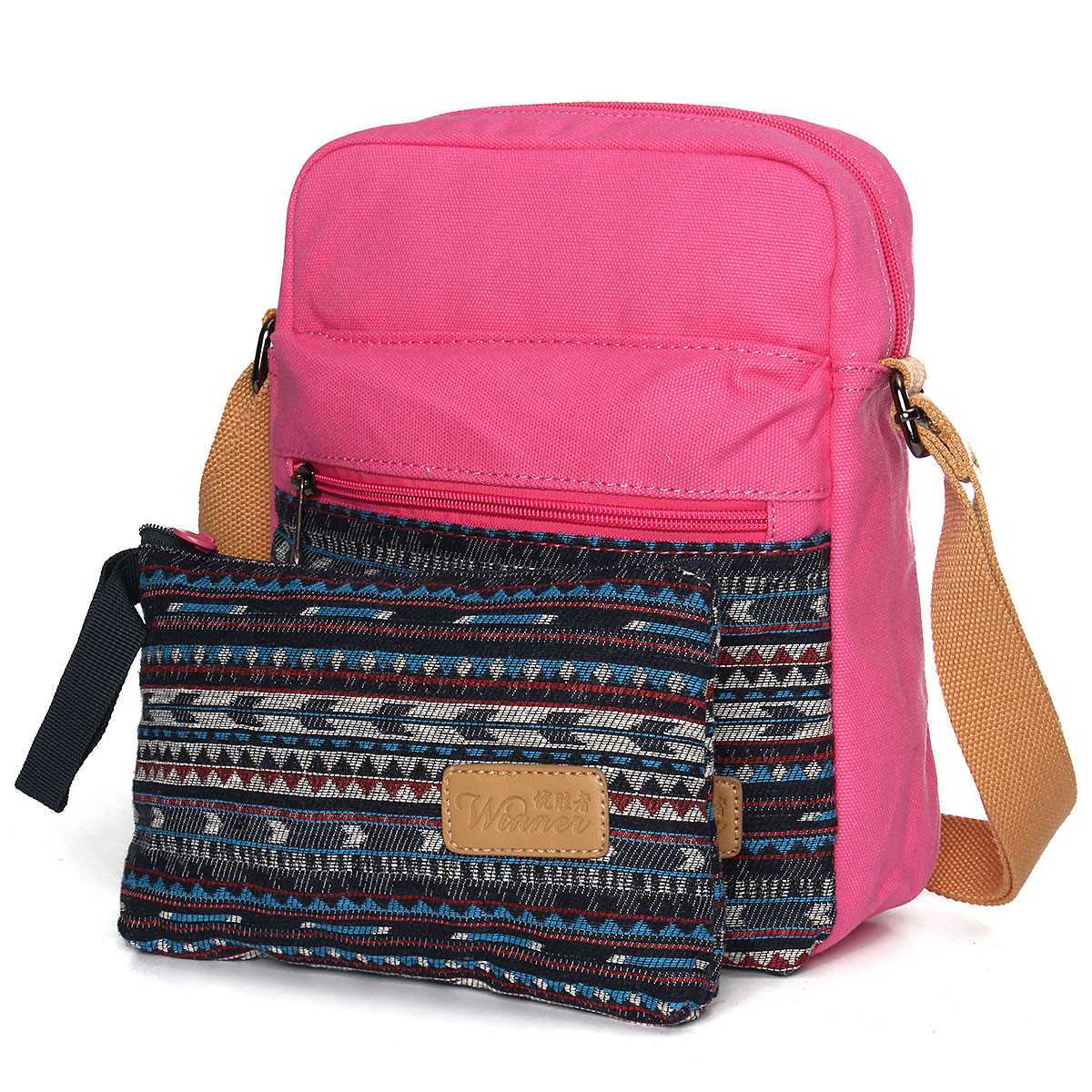 Women Shoulder Bags Canvas Messenger Small Travel Crossbody Bag Casual Style Dur - Handbags & Purses