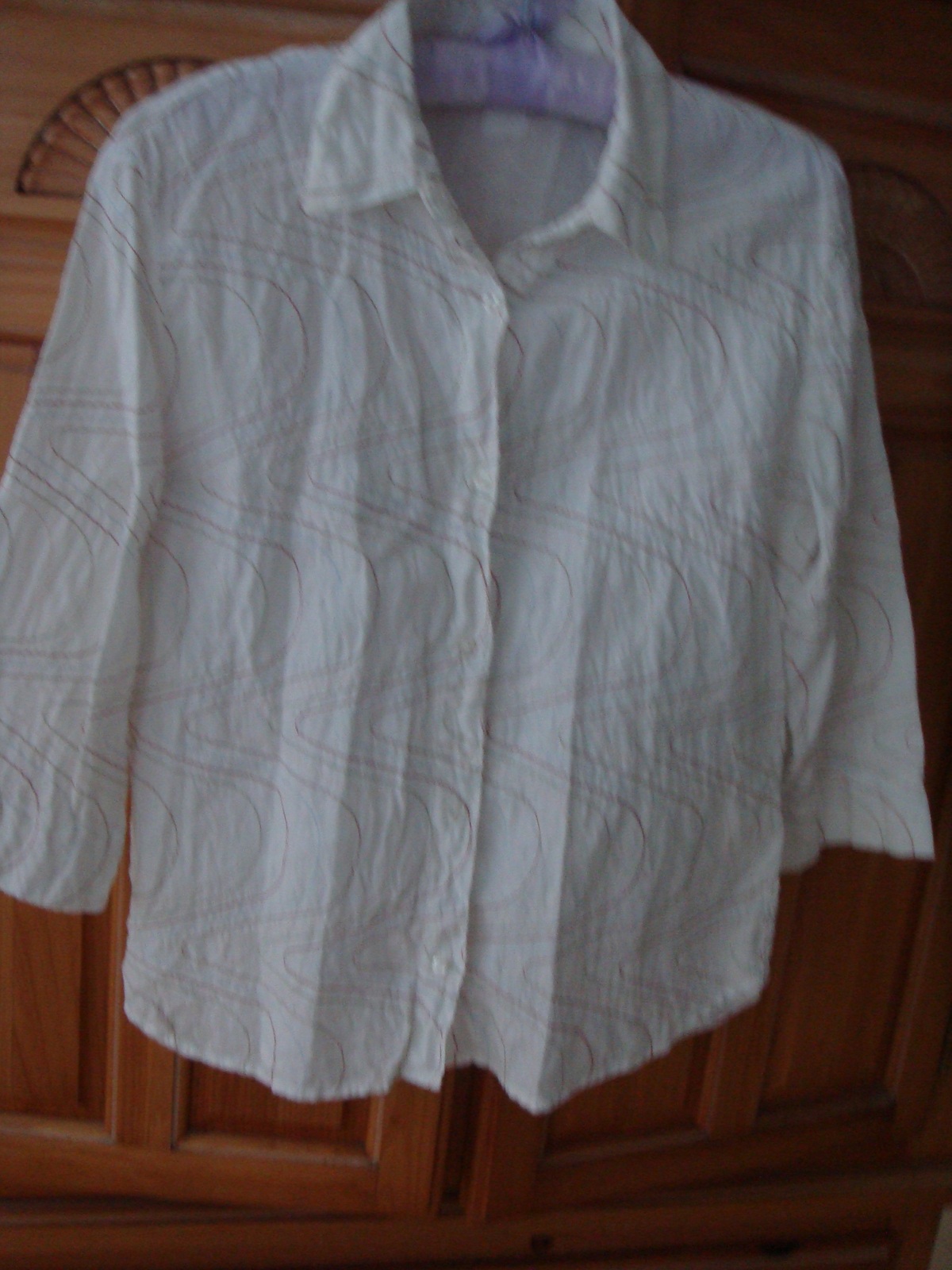 Primary image for Women's Print Blouse Size a Small by 120% Hno