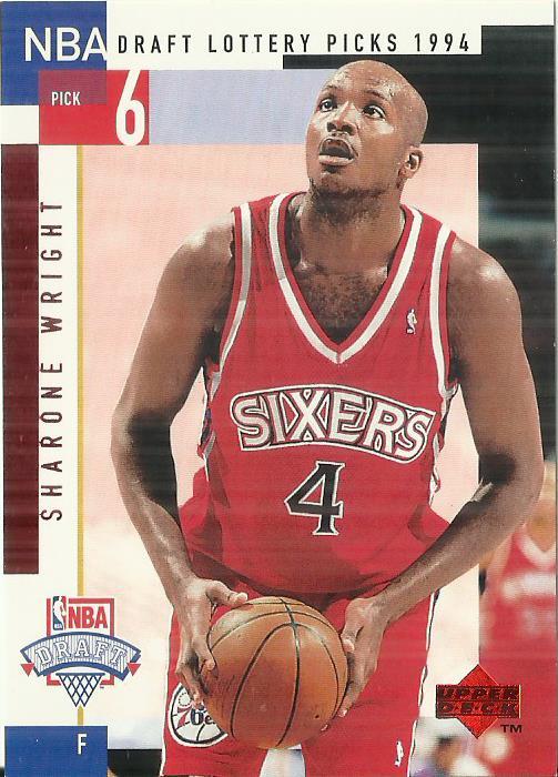 1994-95 Upper Deck Draft Trade #D6 Sharone Wright - Basketball Cards