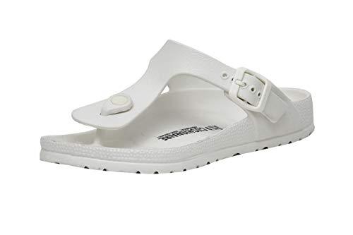 white cushionaire sandals