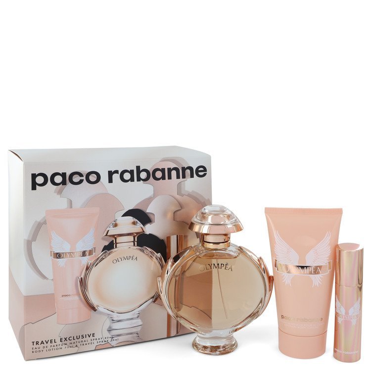 Paco Rabanne Olympea 2.7 Oz Eau De Parfum Spray 3 Pcs Gift Set - Women