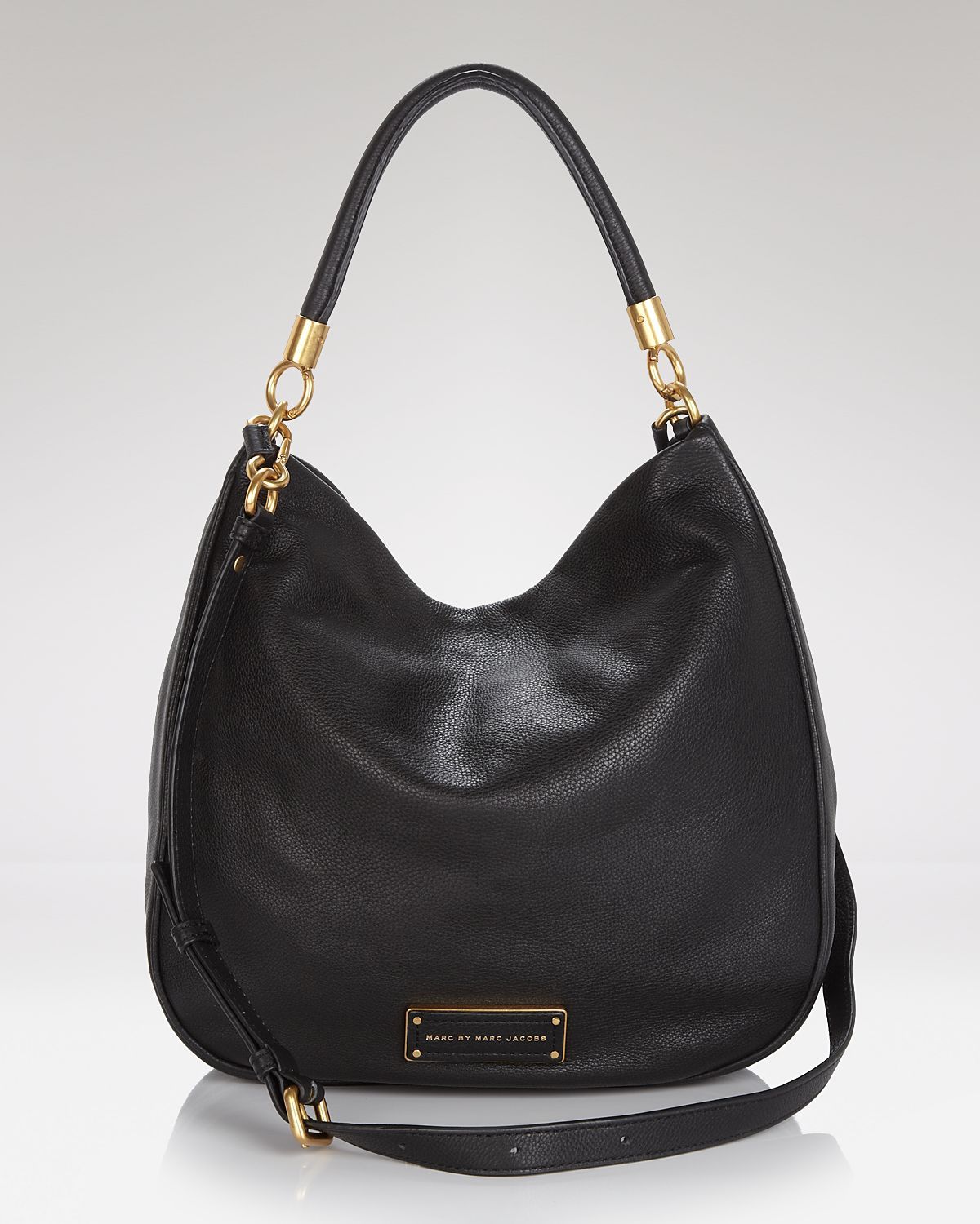 NWT MARC by MARC JACOBS 'Too Hot to Handle' Hobo/Shoulder Bag - BLACK