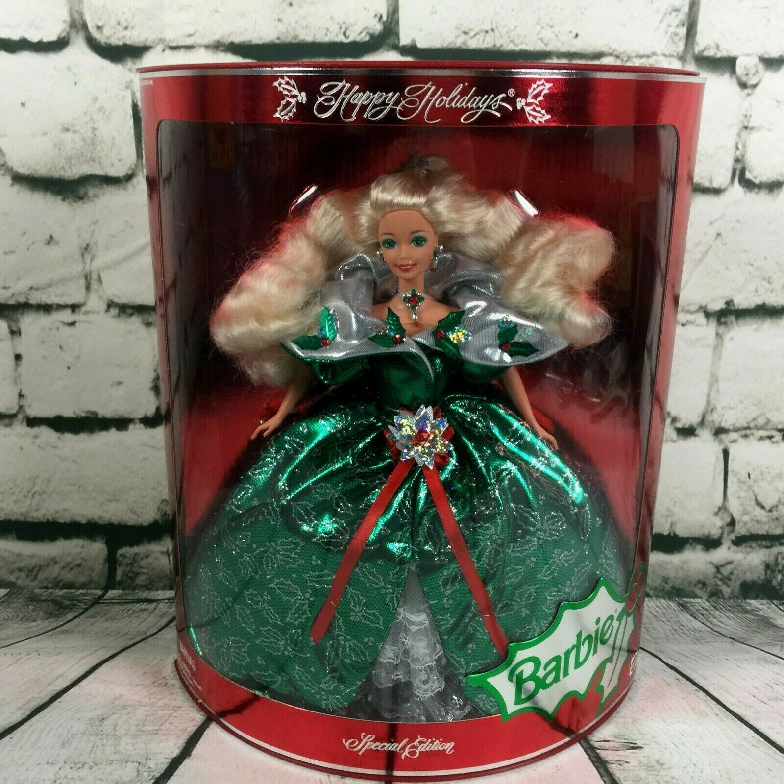 christmas barbie green dress